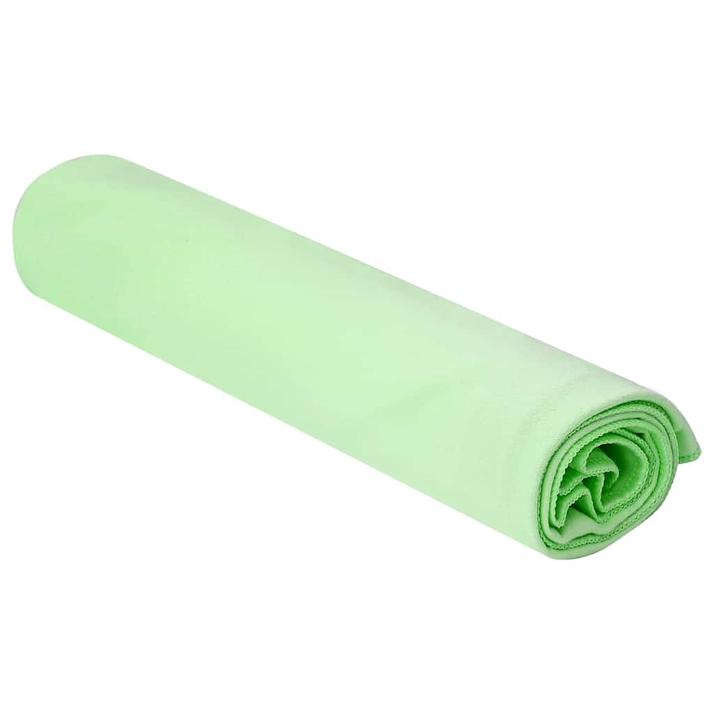 Sportshåndklær 2 pcs grønn 100 x 50 cm Polyester og polyamid