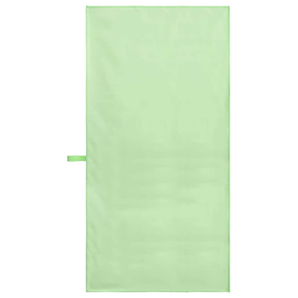 Sportshåndklær 2 pcs grønn 100 x 50 cm Polyester og polyamid
