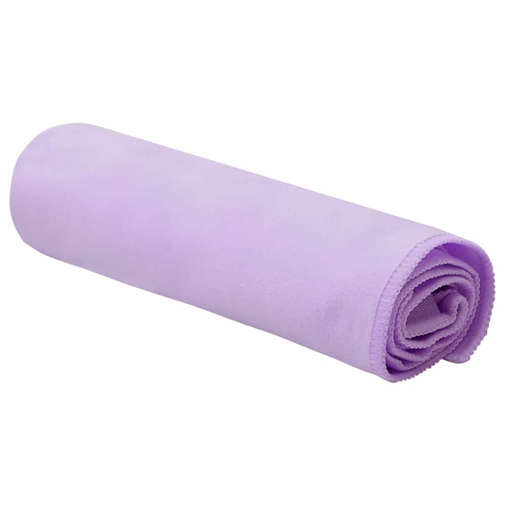 Sportshåndklær 2 pcs Lilla 50 x 30 cm Polyester og polyamid
