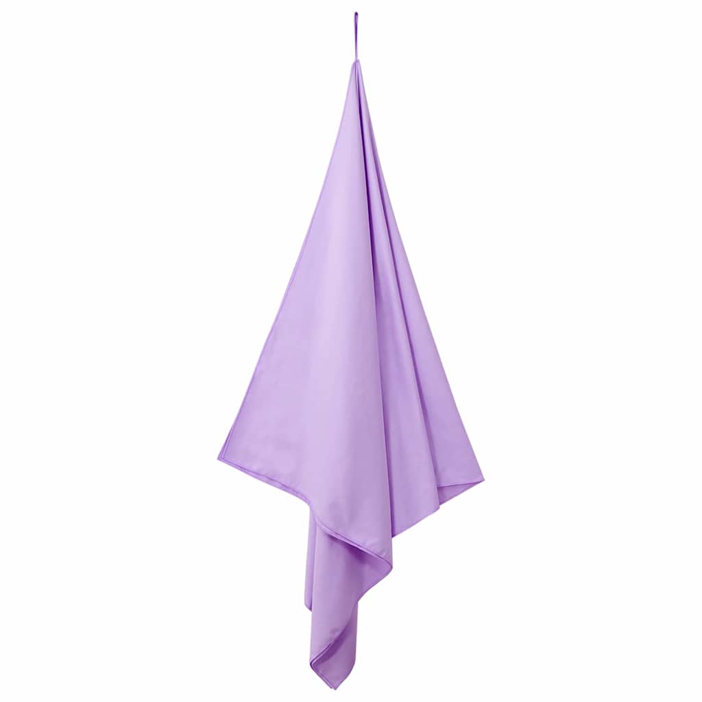 Sportshåndklær 2 pcs Lilla 180 x 90 cm Polyester og polyamid
