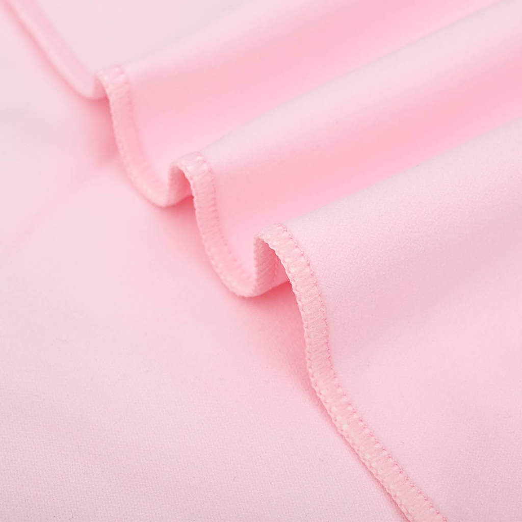 Sportshåndklær 2 pcs Rosa 100 x 50 cm Polyester og polyamid
