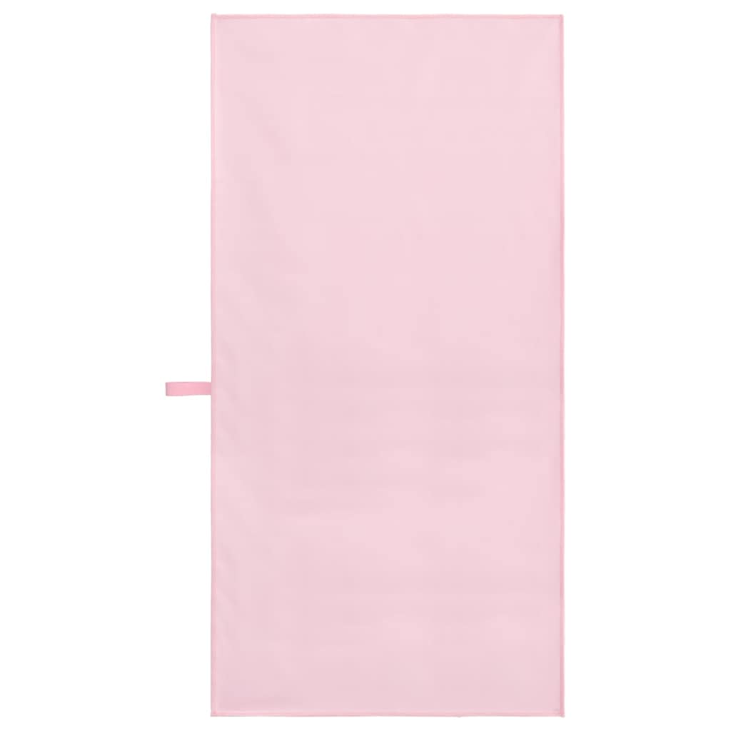 Sportshåndklær 2 pcs Rosa 100 x 50 cm Polyester og polyamid