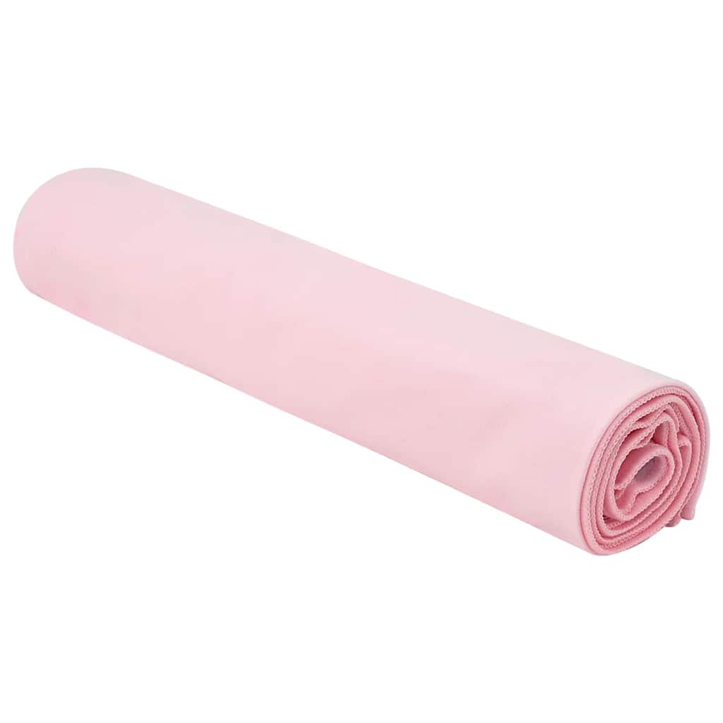 Sportshåndklær 2 pcs Rosa 140 x 70 cm Polyester og polyamid