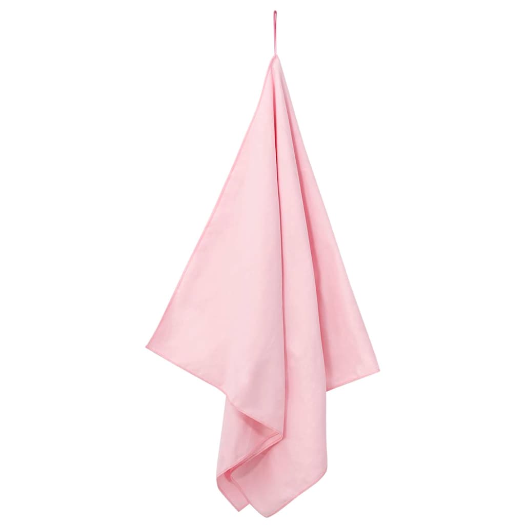 Sportshåndklær 2 pcs Rosa 140 x 70 cm Polyester og polyamid
