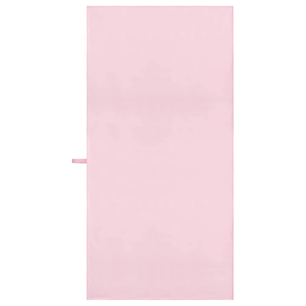 Sportshåndklær 2 pcs Rosa 140 x 70 cm Polyester og polyamid