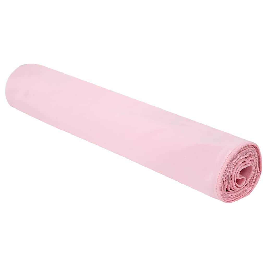 Sportshåndklær 2 pcs Rosa 200 x 100 cm Polyester og polyamid