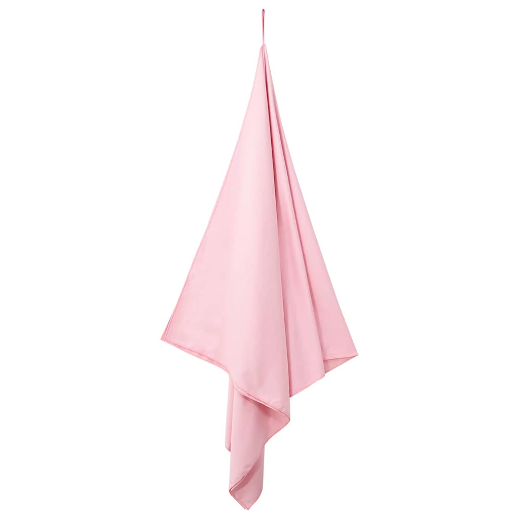 Sportshåndklær 2 pcs Rosa 200 x 100 cm Polyester og polyamid