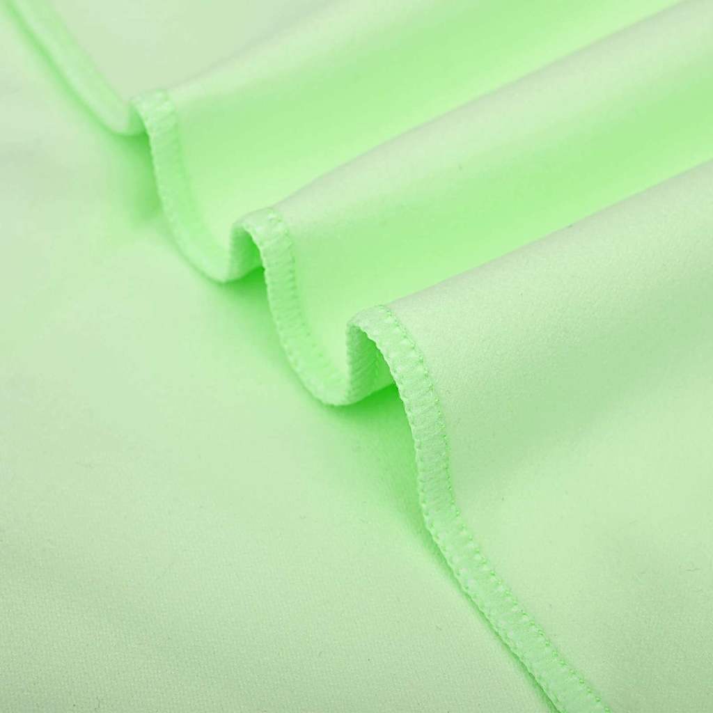 Sports håndklesett 3 pcs grønn Polyester og polyamid