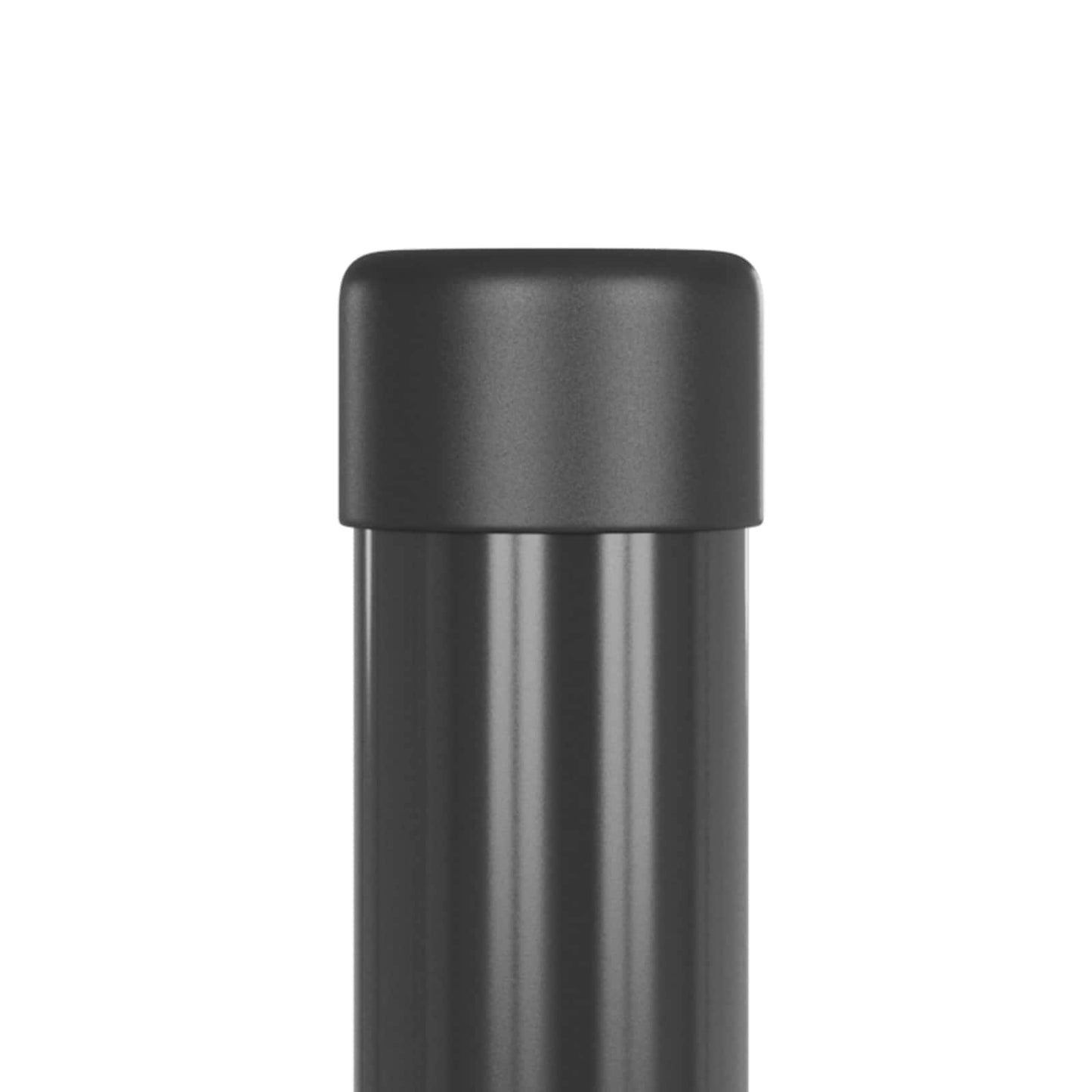 Gjerdepåle 2 pcs Grå 60 cm Pulverlakkert stål