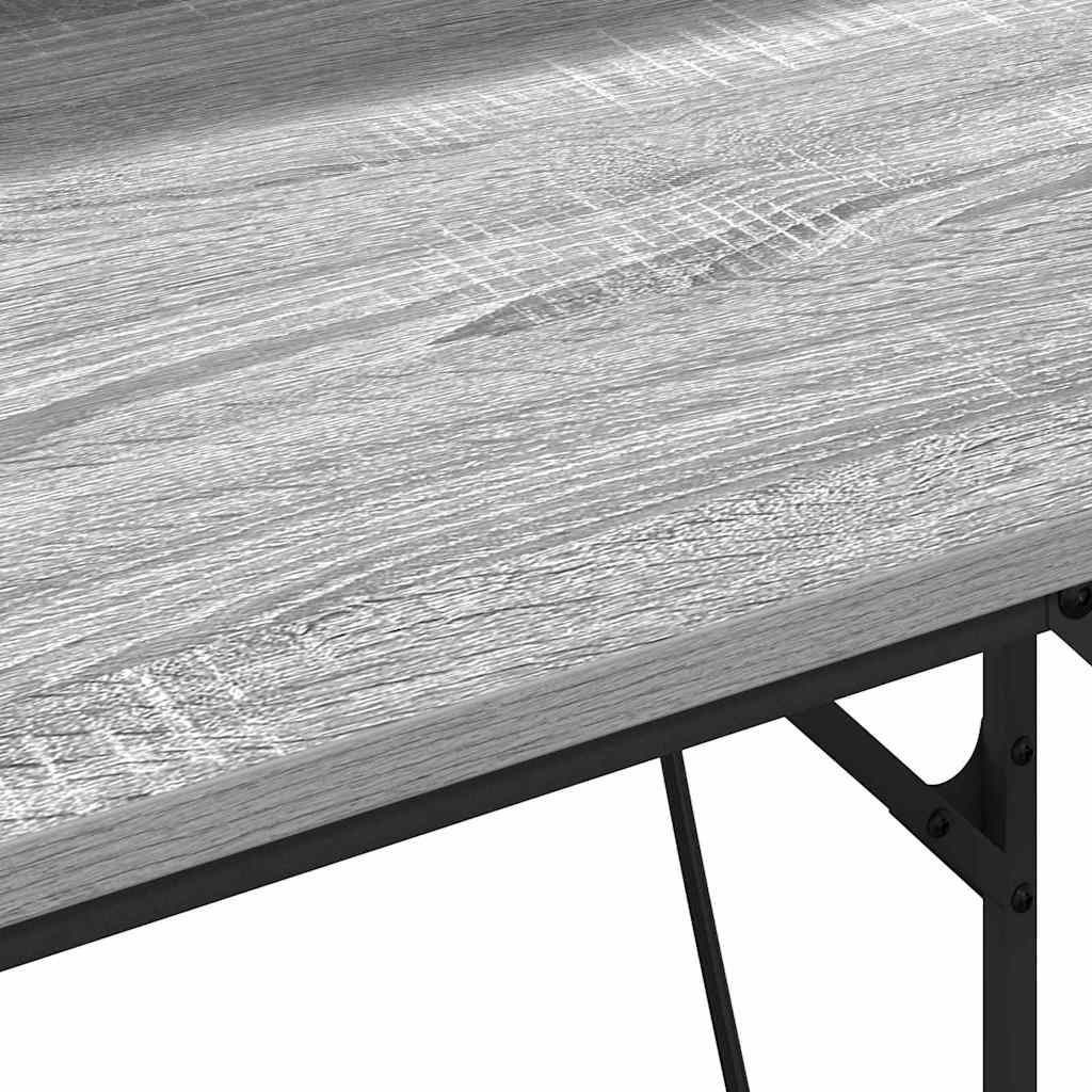 Skrivebord Grå Sonoma 100 x 50 x 86,5 cm Konstruert tre