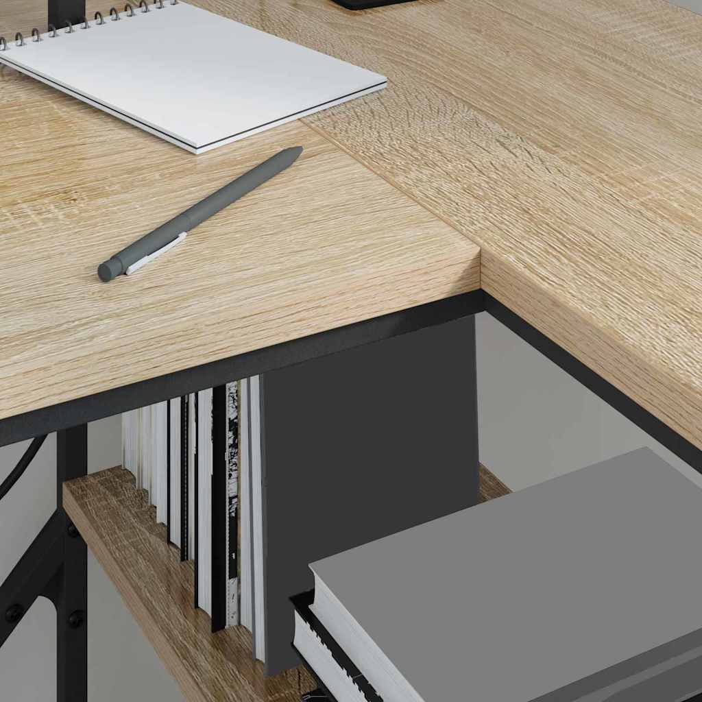 Skrivebord Sonoma eik 120 x 79 x 86,5 cm Konstruert tre