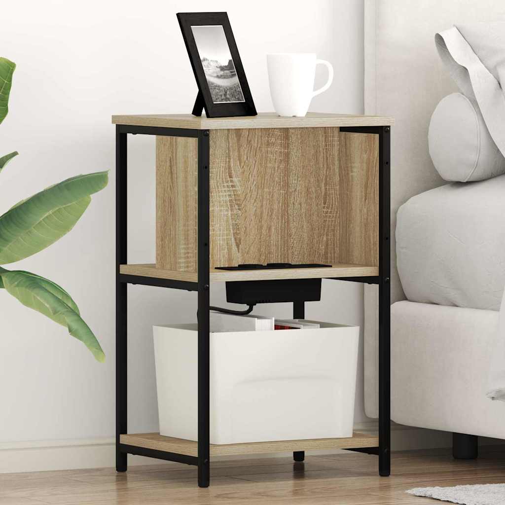Nattbordskap Sonoma eik 38 x 31 x 61 cm Konstruert tre