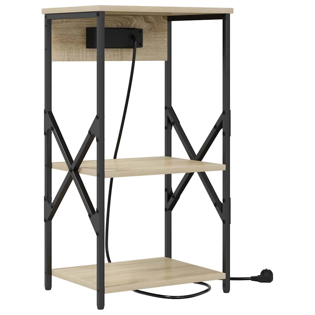 Nattbordskap Sonoma eik 41 x 31 x 76 cm Konstruert tre