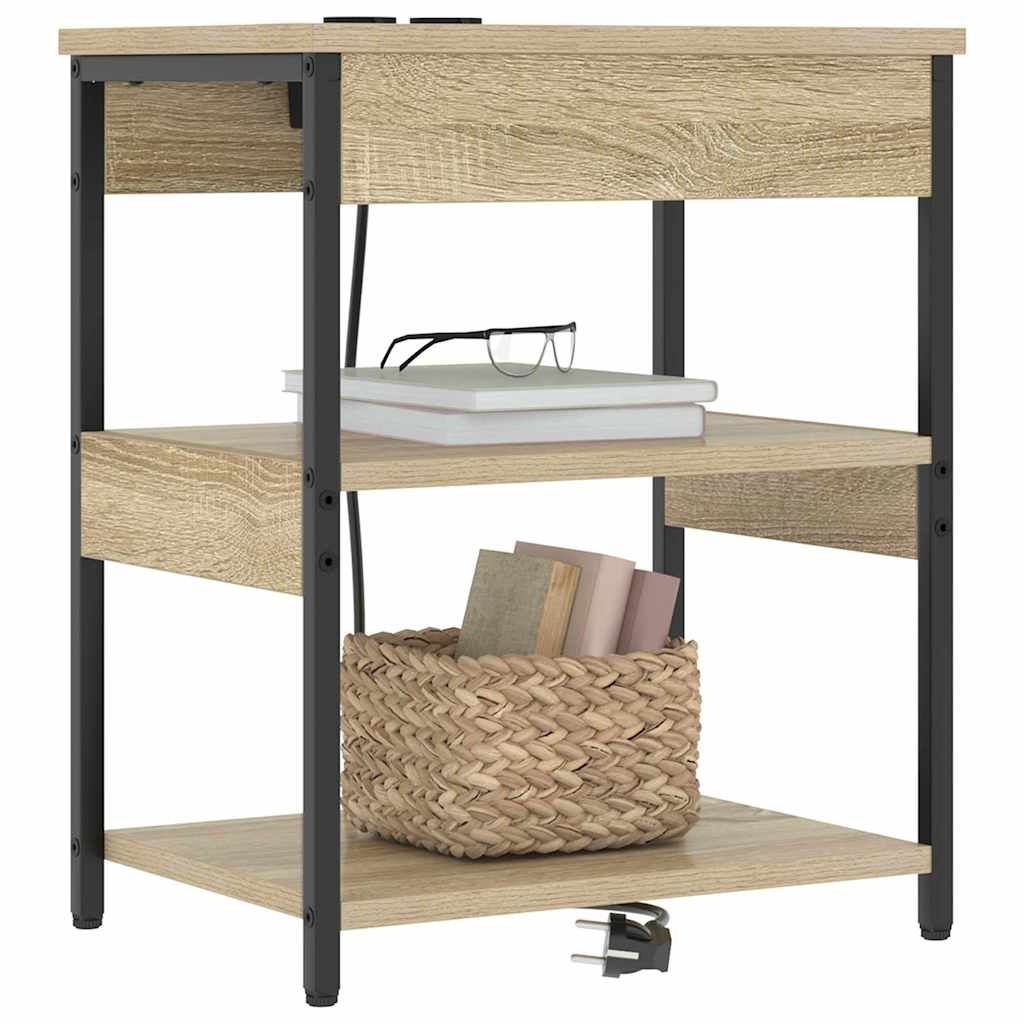 Nattbordskap Sonoma eik 41 x 31 x 51 cm Konstruert tre