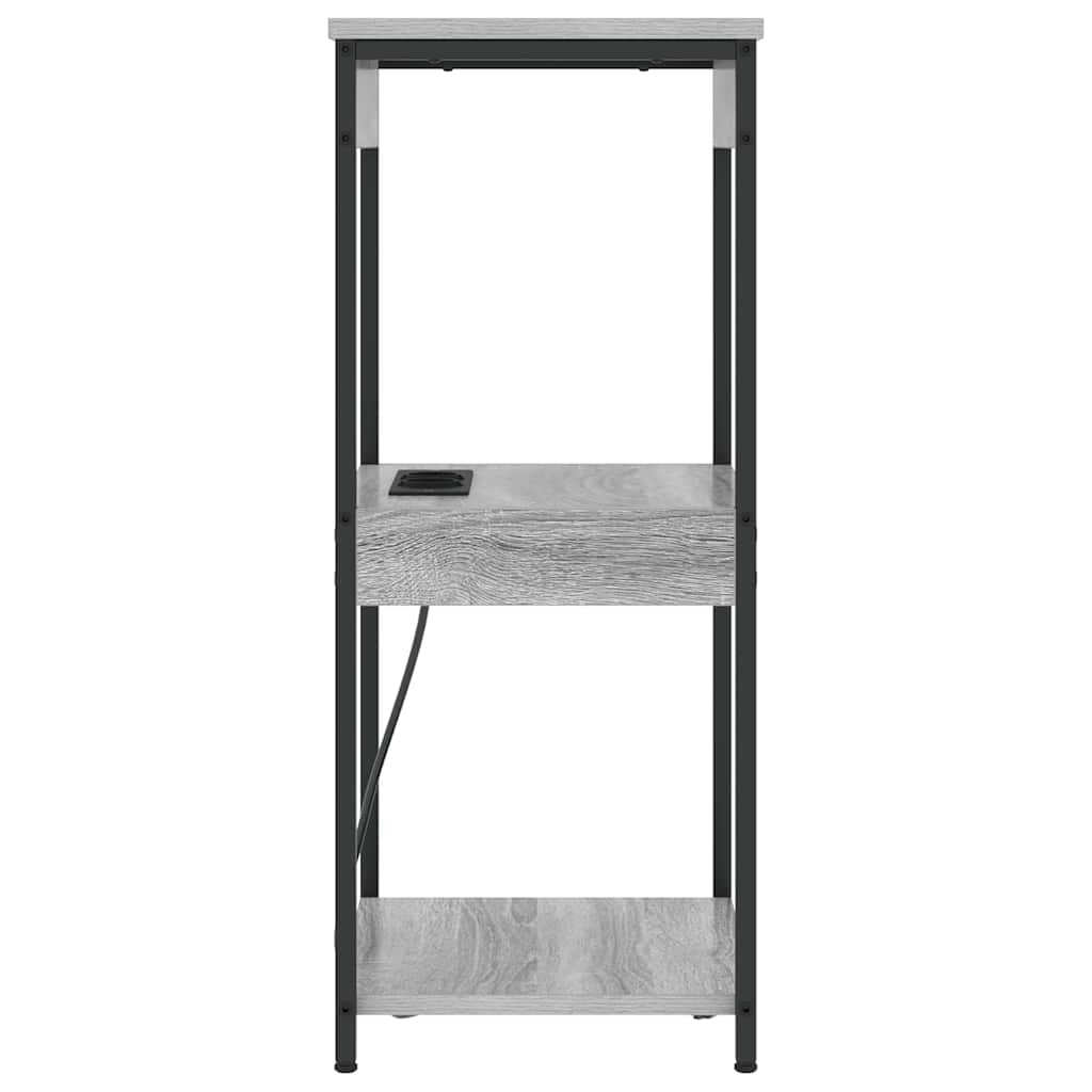 Nattbordskap Grå Sonoma 41 x 31 x 76 cm Konstruert tre