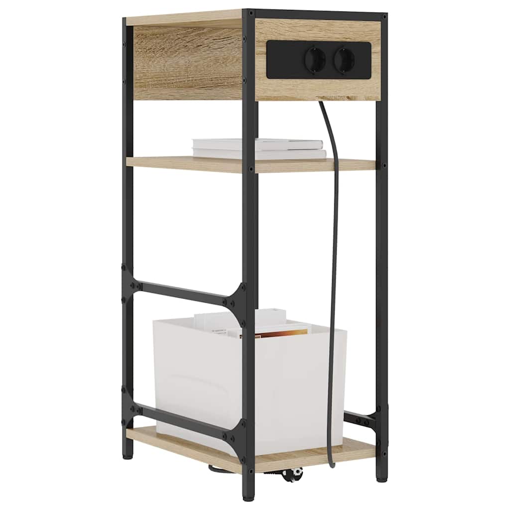 Nattbordskap Sonoma eik 40 x 27 x 76 cm Konstruert tre
