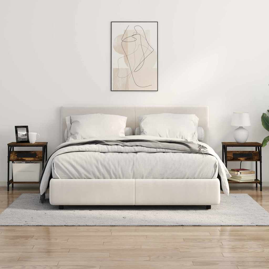 Nattbordskap Røkt eik 38 x 30 x 48 cm Konstruert tre