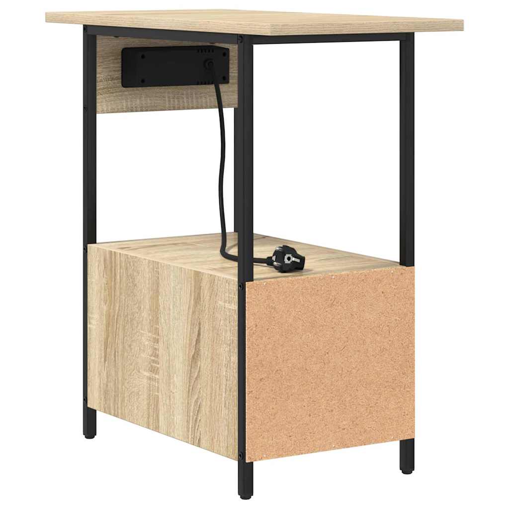 Nattbordskap Sonoma eik 60 x 30 x 61 cm Konstruert tre