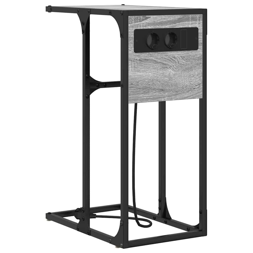 Nattbordskap Grå Sonoma 41,5 x 26 x 60,5 cm Konstruert tre