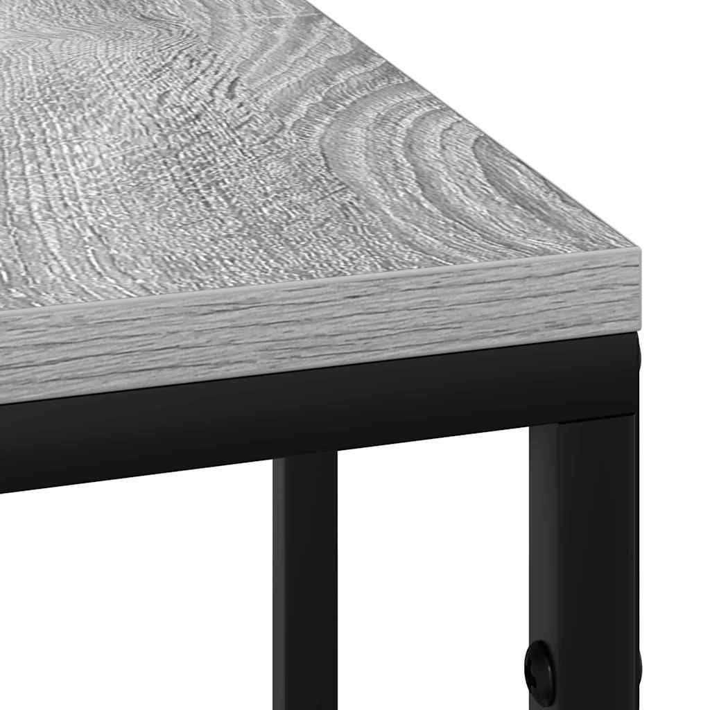 Nattbordskap Grå sonoma 41.5 x 26 x 60.5 cm Konstruert tre