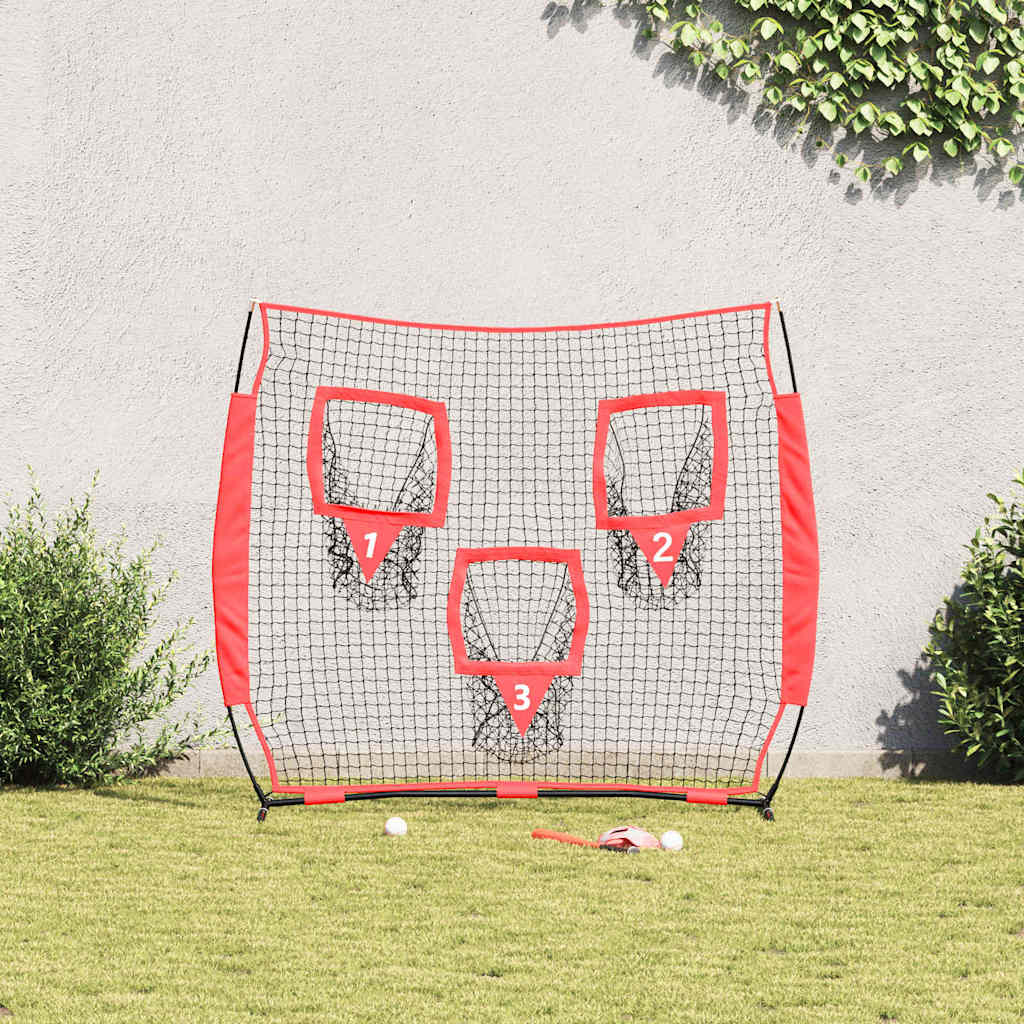 Baseball treningsnett Svart 214,5 x 89,5 x 181 cm Polyester