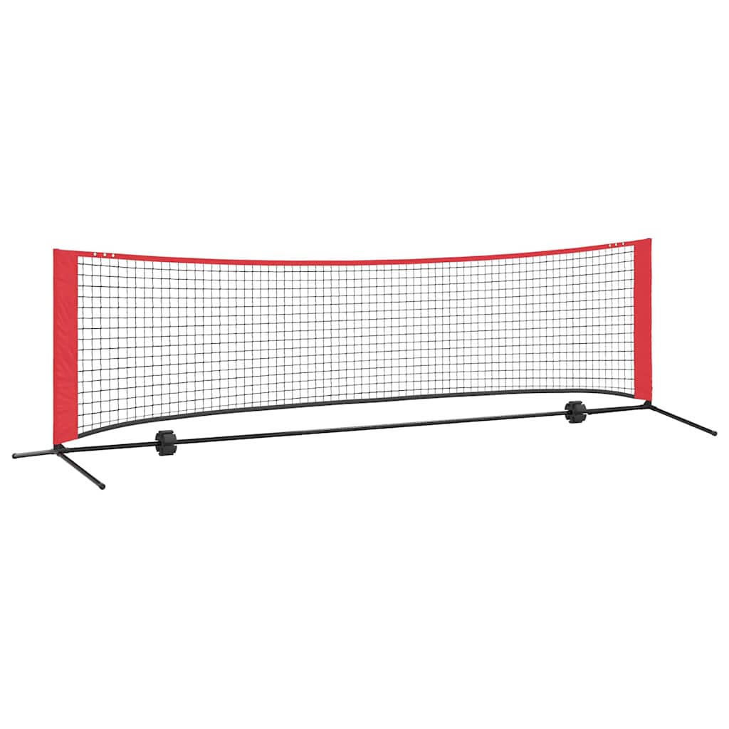 Tennis Nett Svart og Rød 301 x 90,5 x 87 cm Polyester