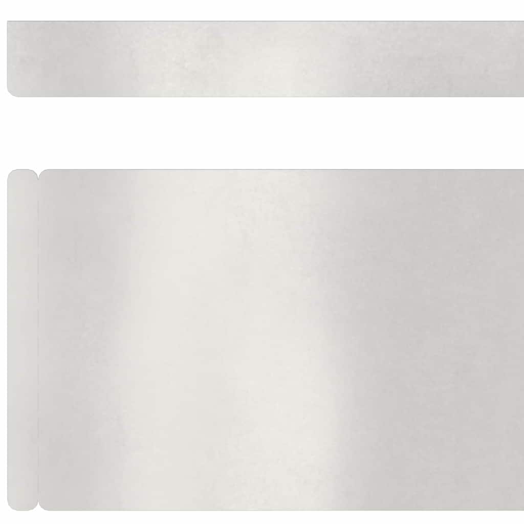 Gjerdekant 4 pcs sølv 450 x 0,05 x 10 cm Rustfritt Stål