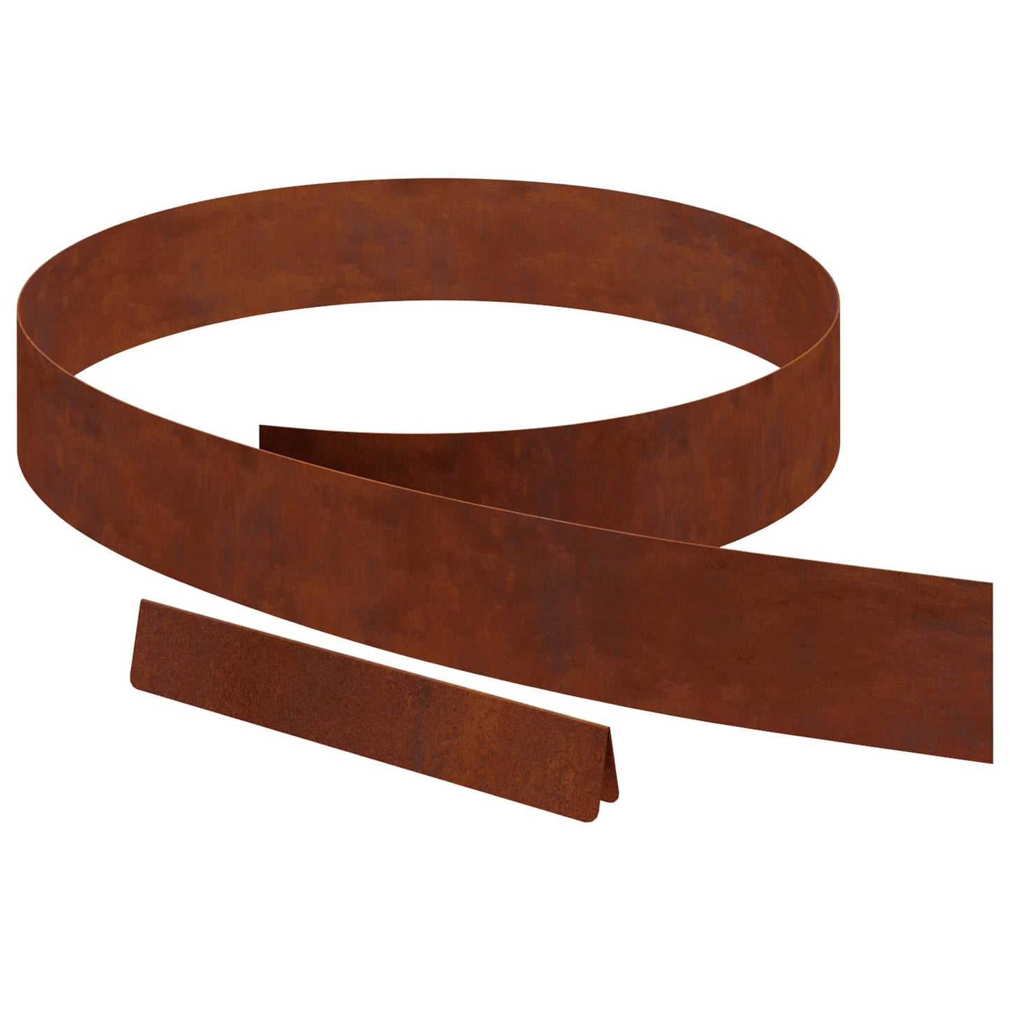 Gjerdekant 4 pcs Rusten 450 x 0,05 x 10 cm Cortenstål