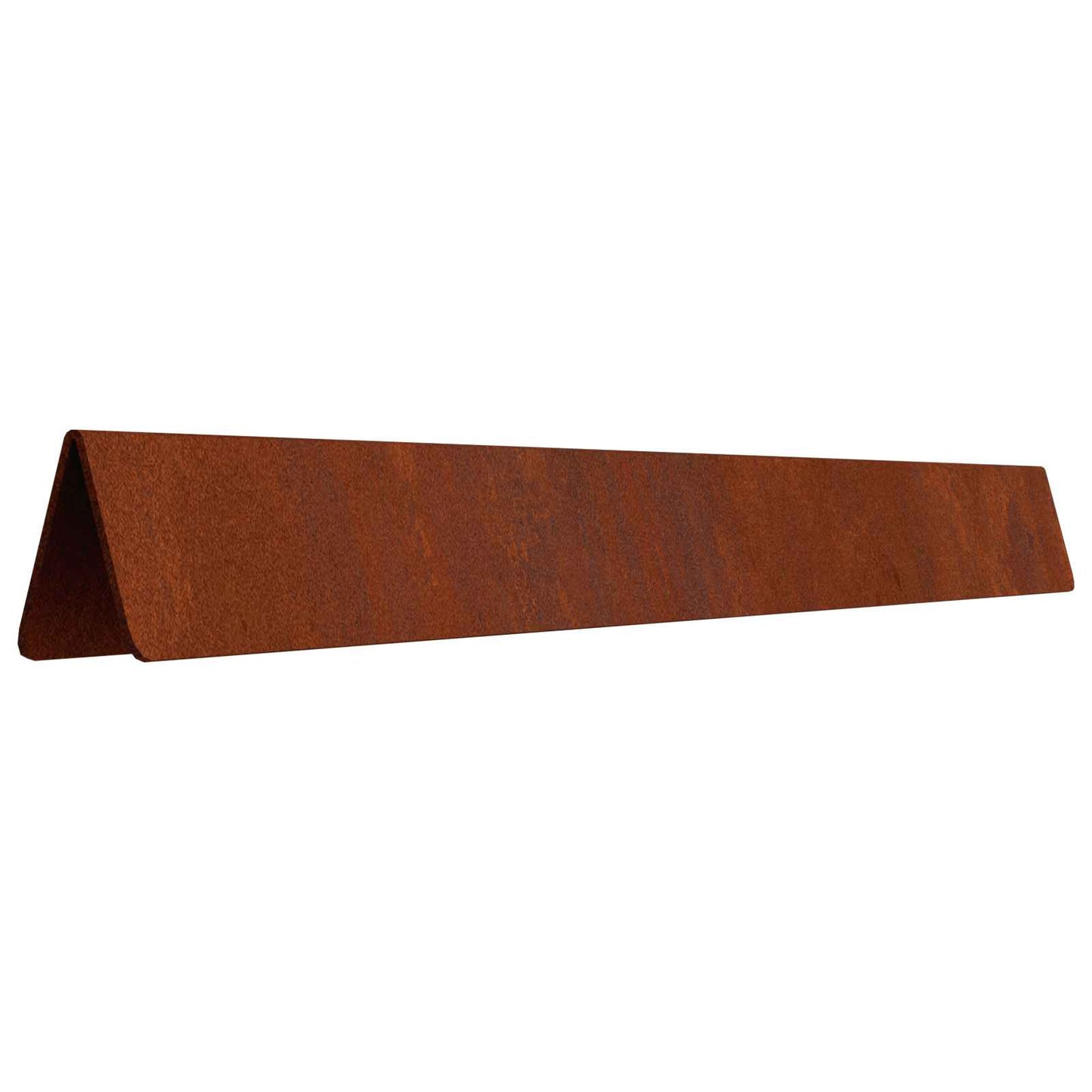 Gjerdekant 4 pcs Rusten 450 x 0,05 x 10 cm Cortenstål