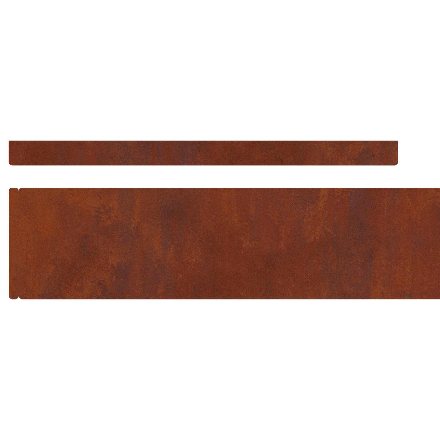 Gjerdekant 4 pcs Rusten 450 x 0,05 x 10 cm Cortenstål