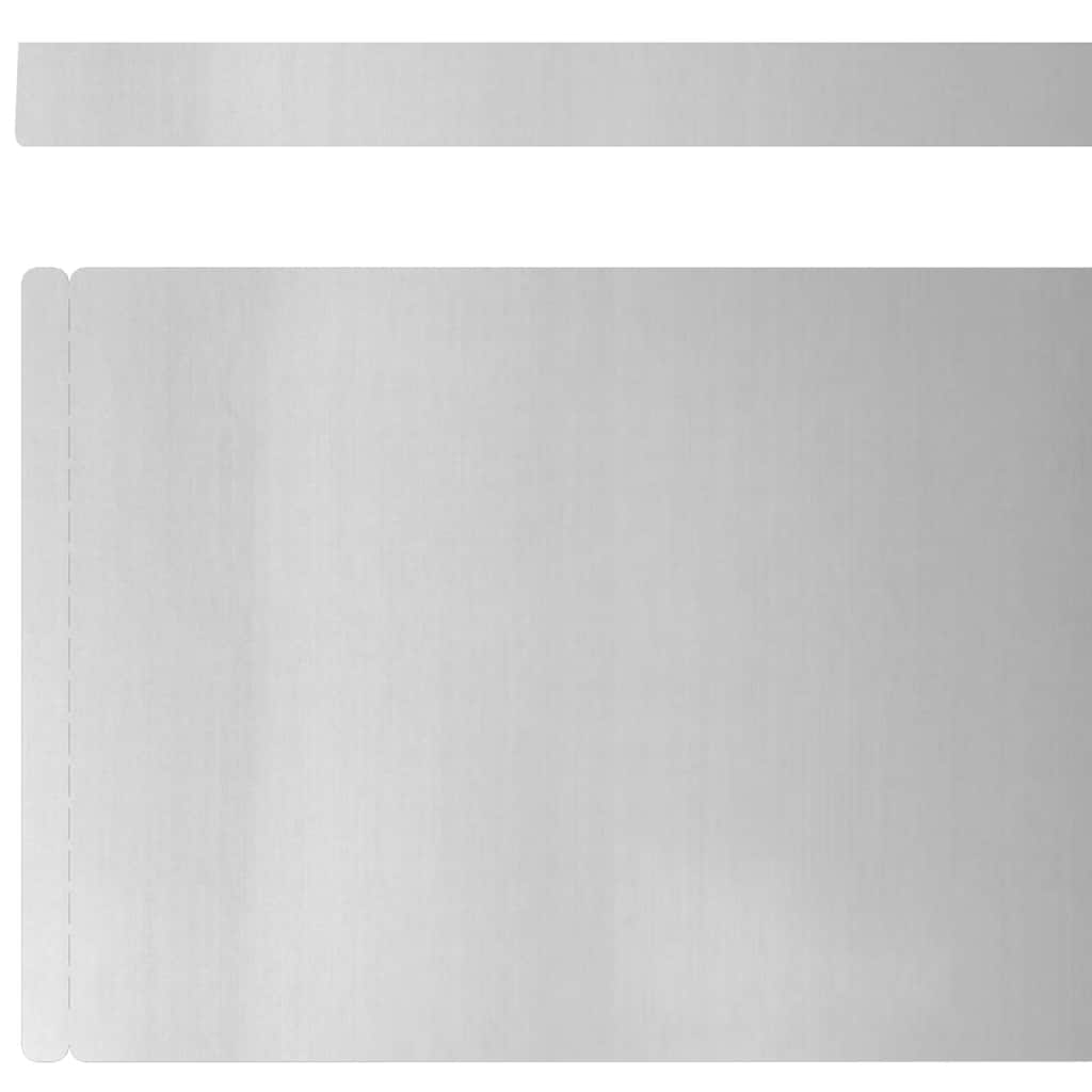 Gjerdekant 4 pcs sølv 450 x 0.05 x 15 cm Galvanisert Stål