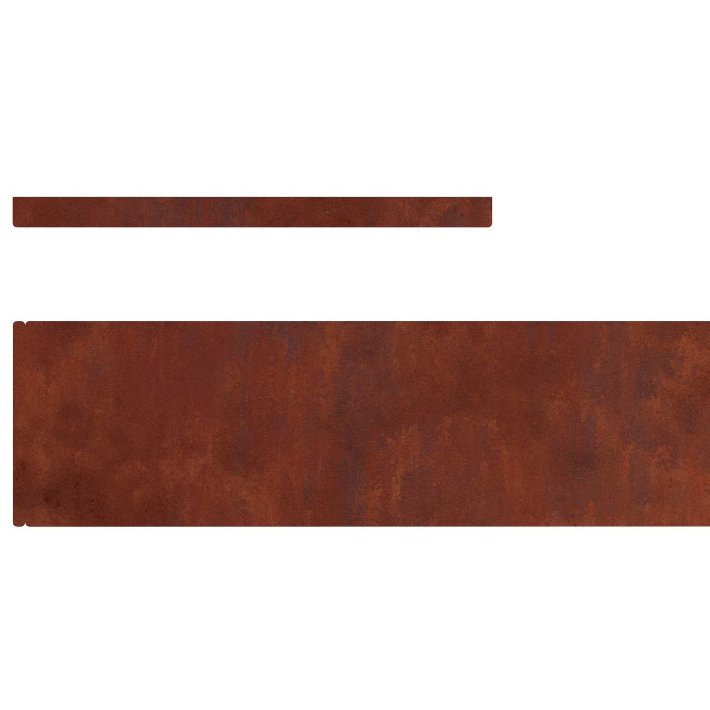 Gjerdekant Rusten 450 x 0.05 x 15 cm Cortenstål