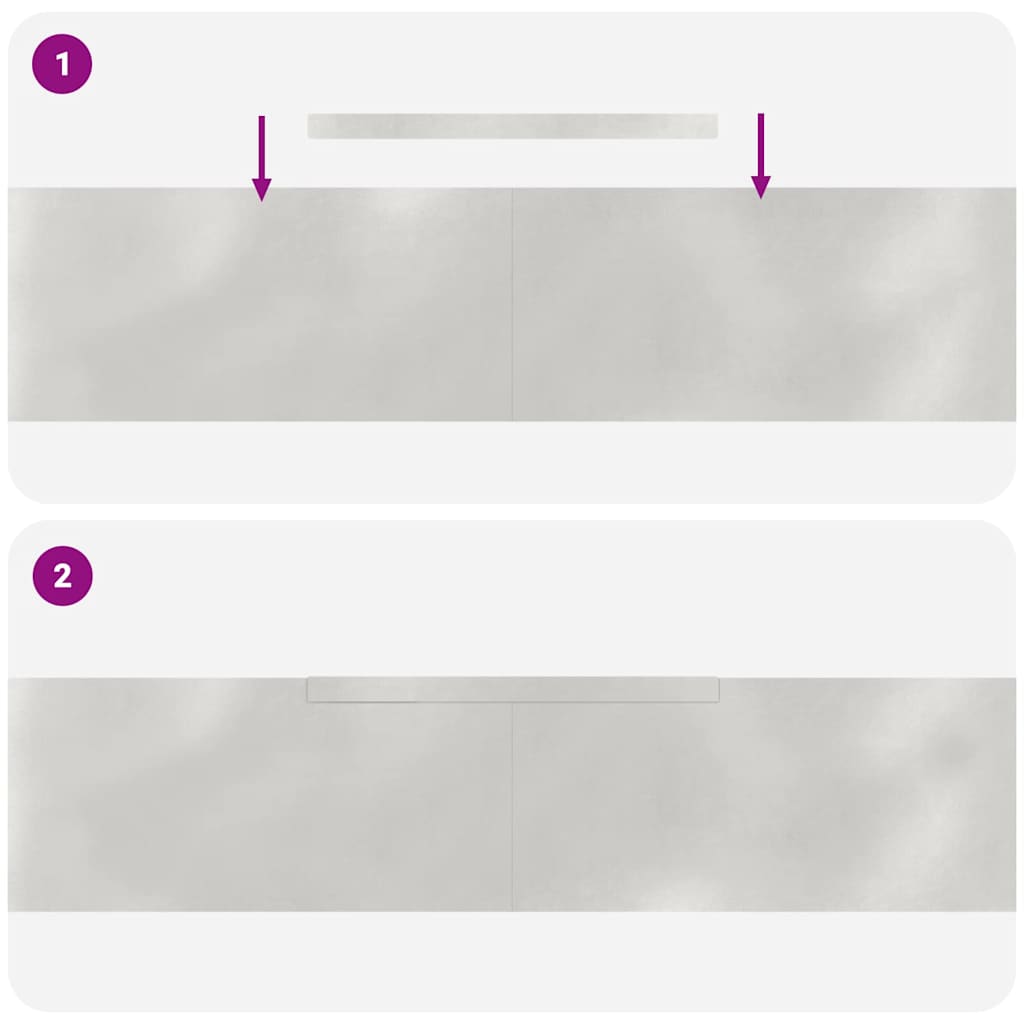 Gjerdekant 4 pcs sølv 450 x 0,05 x 20 cm Rustfritt Stål