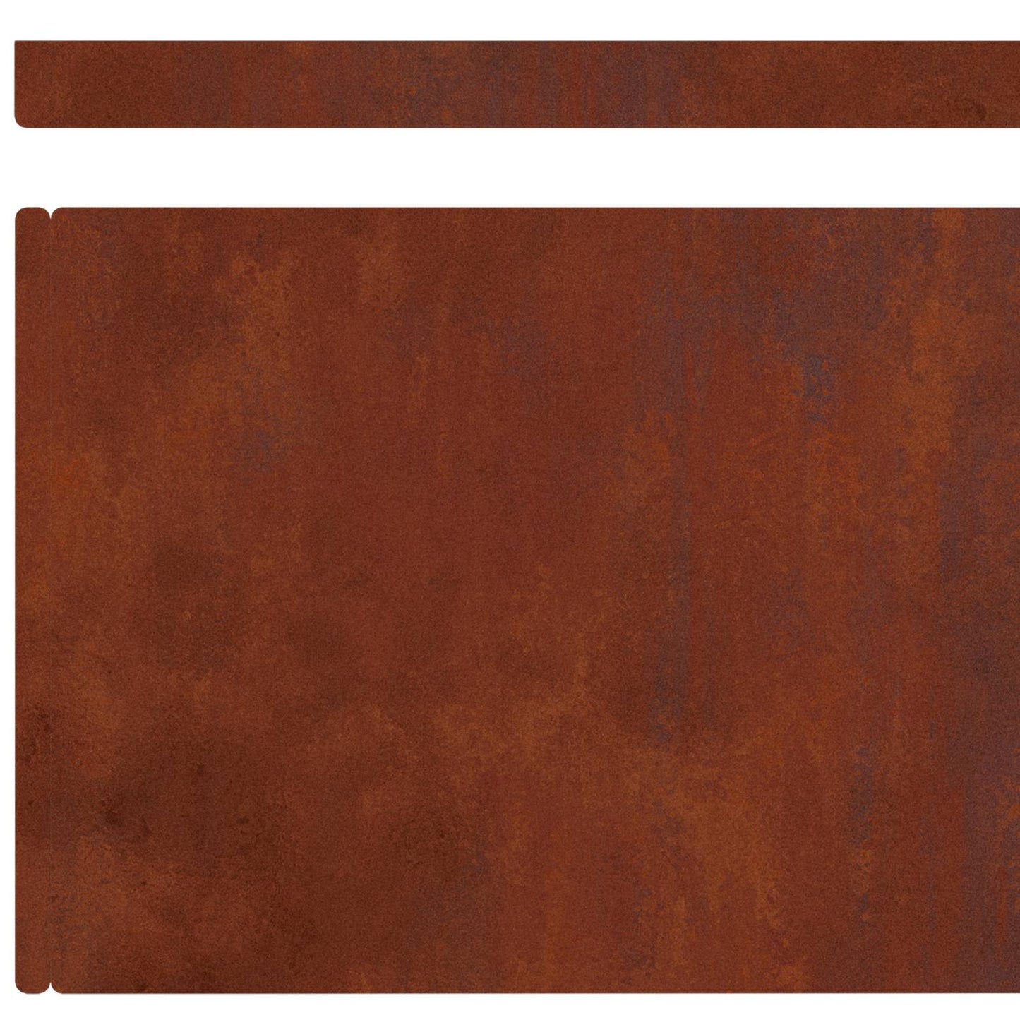 Gjerdekant 450 x 20 cm Cortenstål Rusten