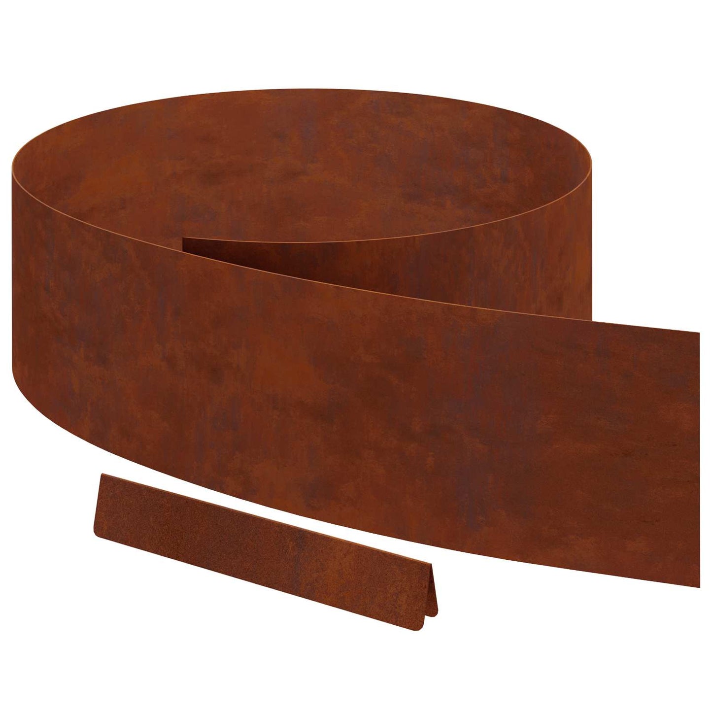 Gjerdekant 450 x 20 cm Cortenstål Rusten