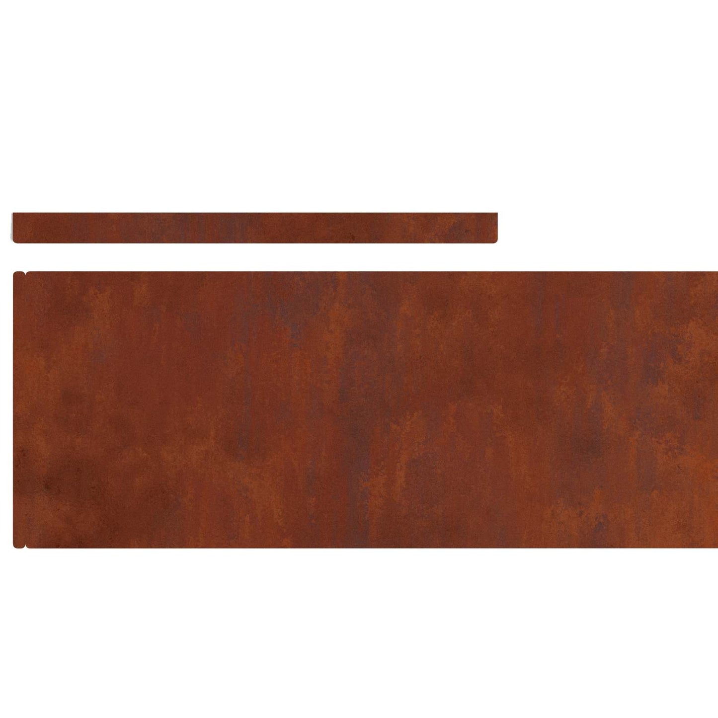Gjerdekant 450 x 20 cm Cortenstål Rusten