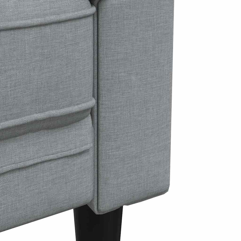 Sofa Lysegrå 78,5 x 74,5 x 74,5 cm Polyester