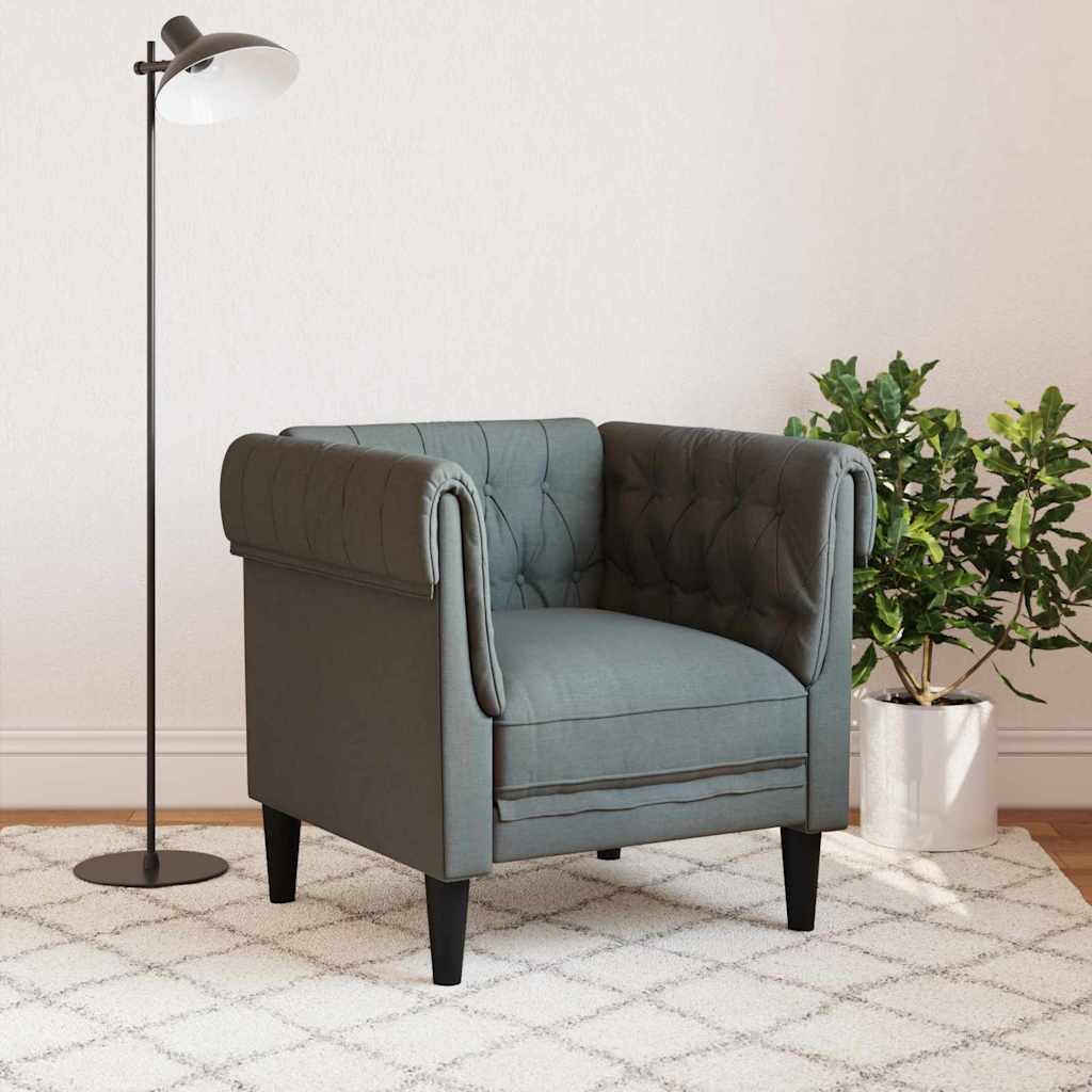 Sofa Mørkegrå 78,5 x 74,5 x 74,5 cm Polyester