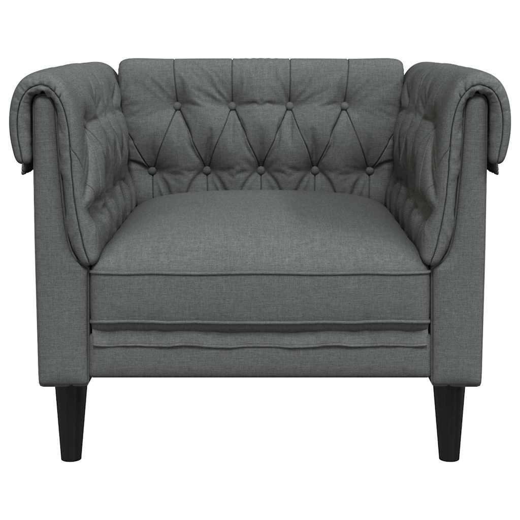 Sofa Mørkegrå 78,5 x 74,5 x 74,5 cm Polyester