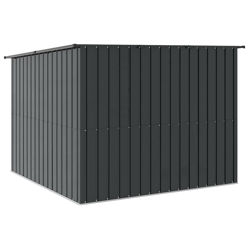 Sykkelskjul 3 pcs Antrasitt 216 x 207 x 158 cm Metall