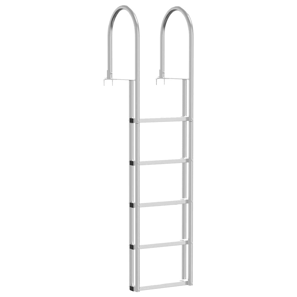 5-trinns dokkestige sølv 45 ×11,5 ×190 cm Aluminium