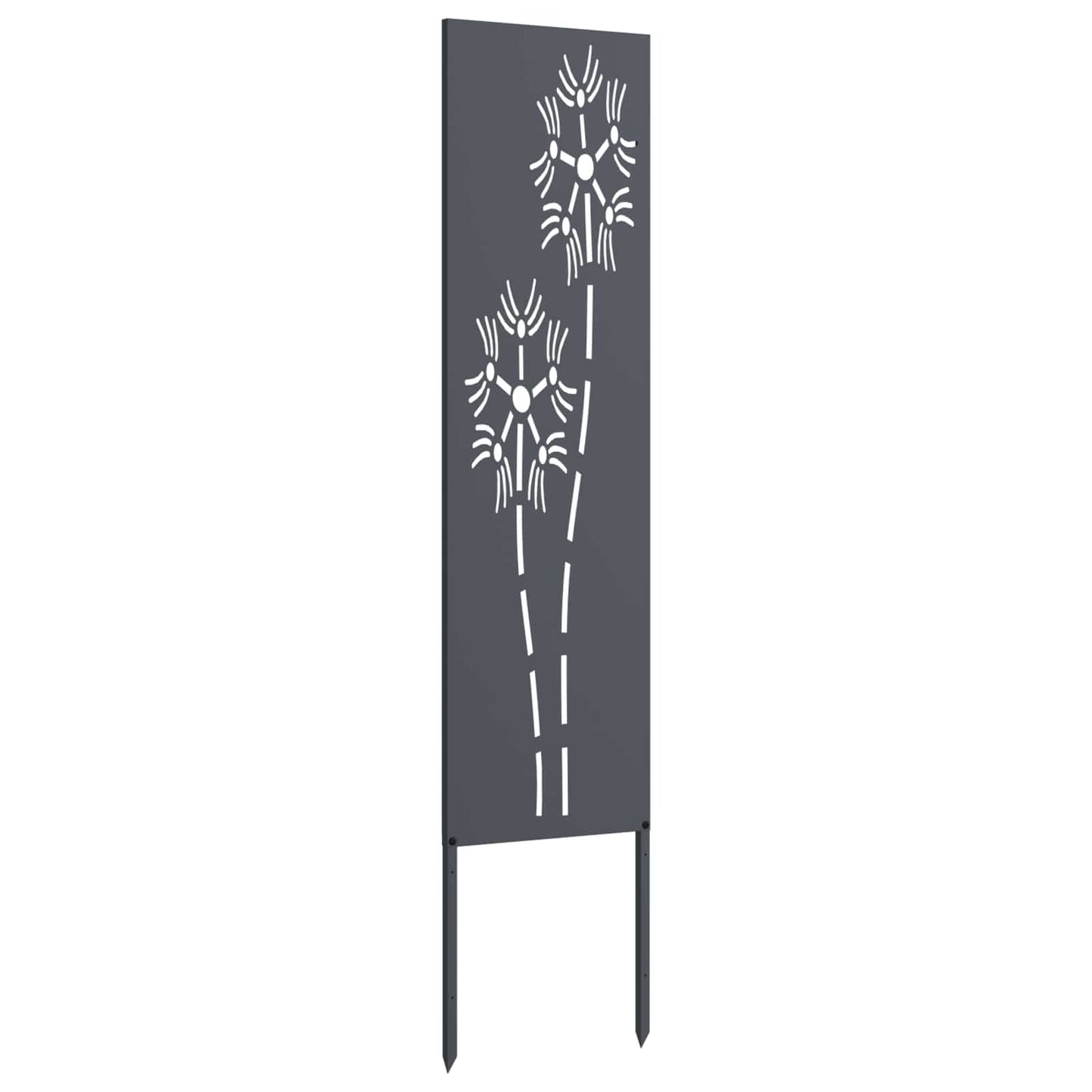 Hageprivat skjerm Fretwork Antrasitt 32 x 140 cm Kaldvalsestål