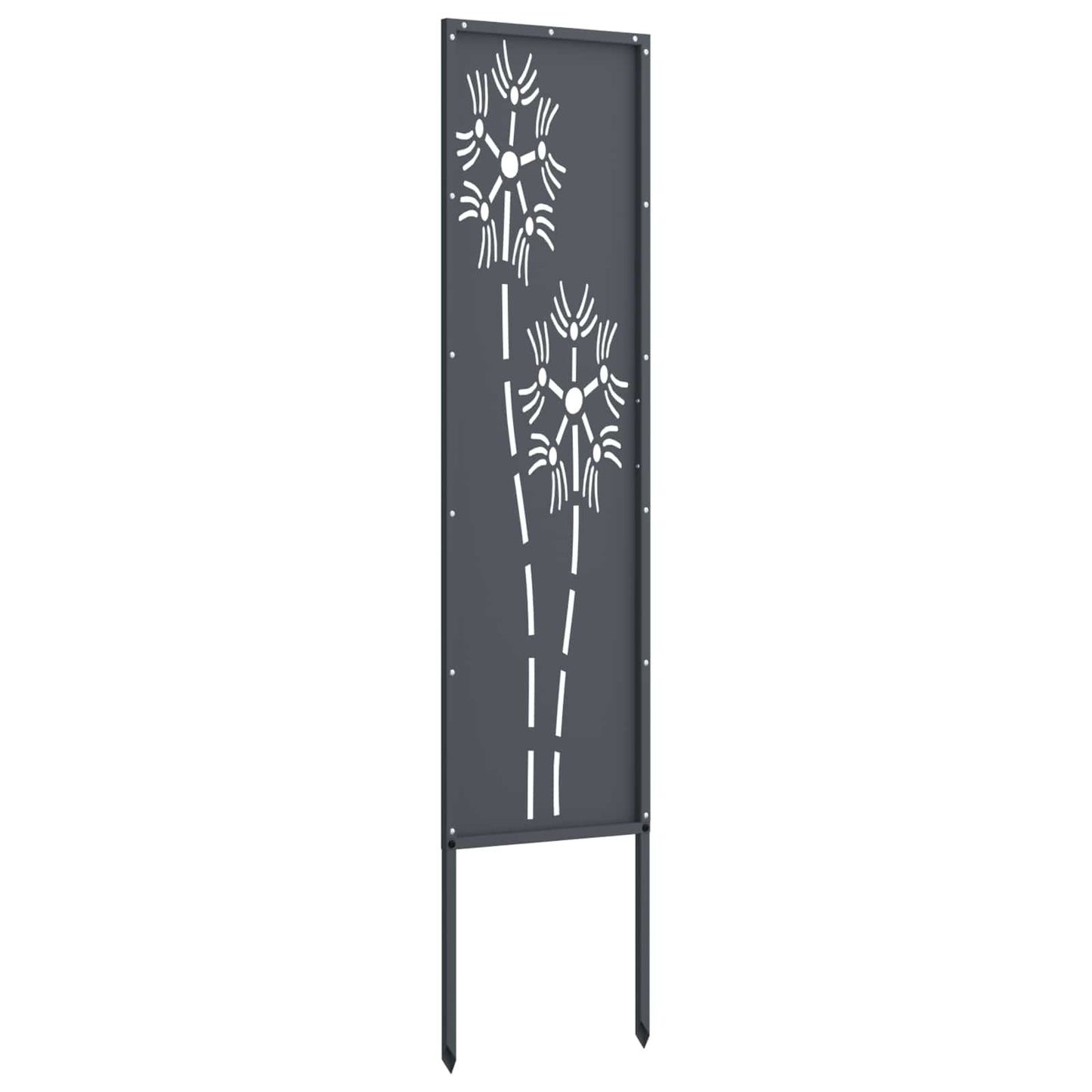 Hageprivat skjerm Fretwork Antrasitt 32 x 140 cm Kaldvalsestål