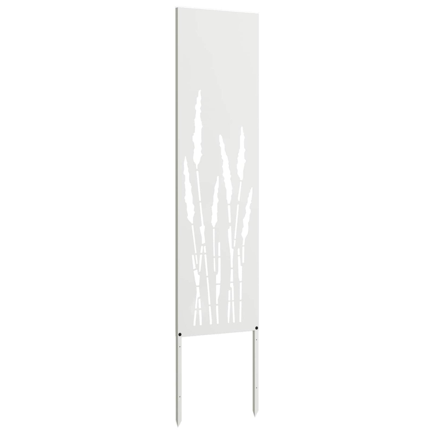Hageprivat skjerm Fretwork Hvit 32 x 140 cm Kaldvalsestål