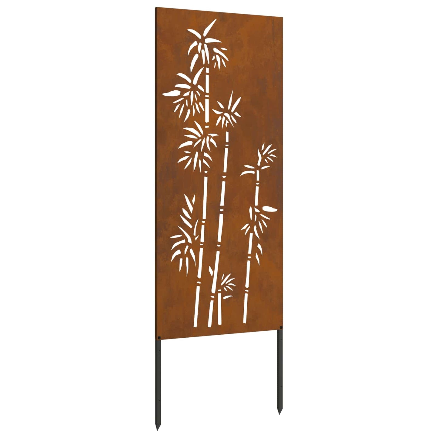 Hageprivat skjerm Blomster Rusten 50 x 140 cm Cortenstål
