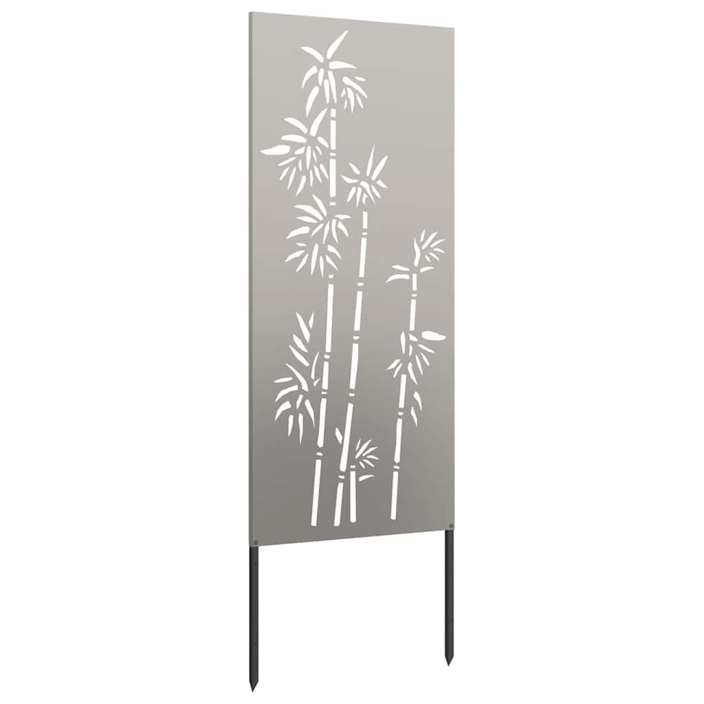 Hageprivat skjerm Blomster Rusten 50 x 140 cm Cortenstål