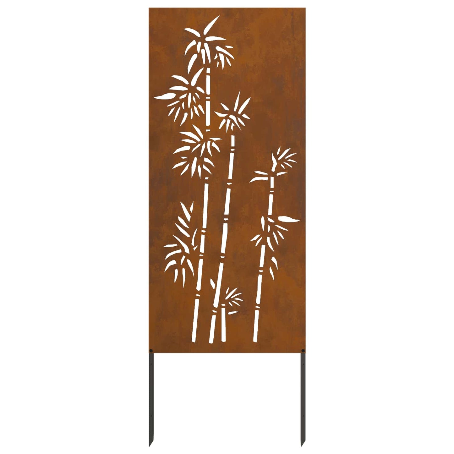 Hageprivat skjerm Blomster Rusten 50 x 140 cm Cortenstål