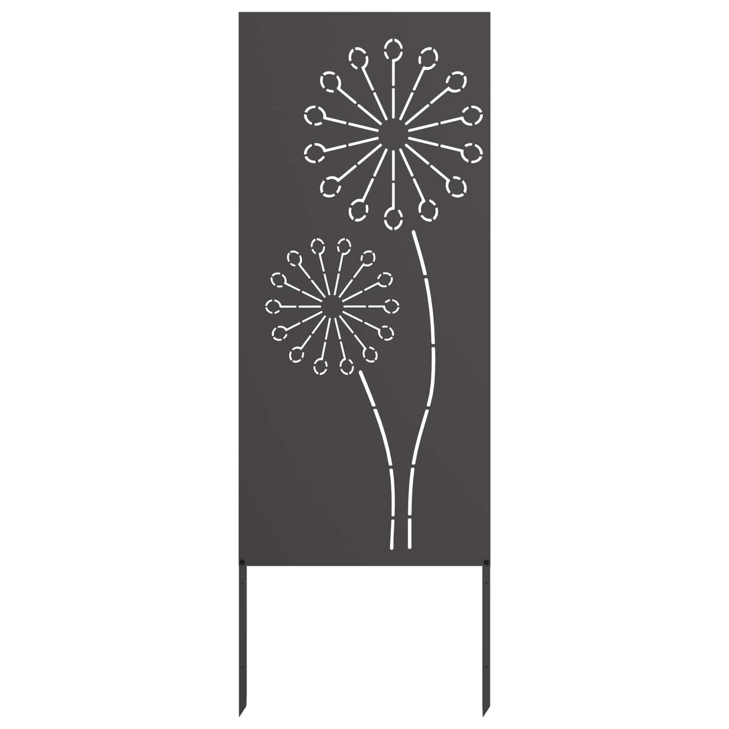 Hageprivat skjerm Fretwork Svart 50 x 140 cm Kaldvalsestål