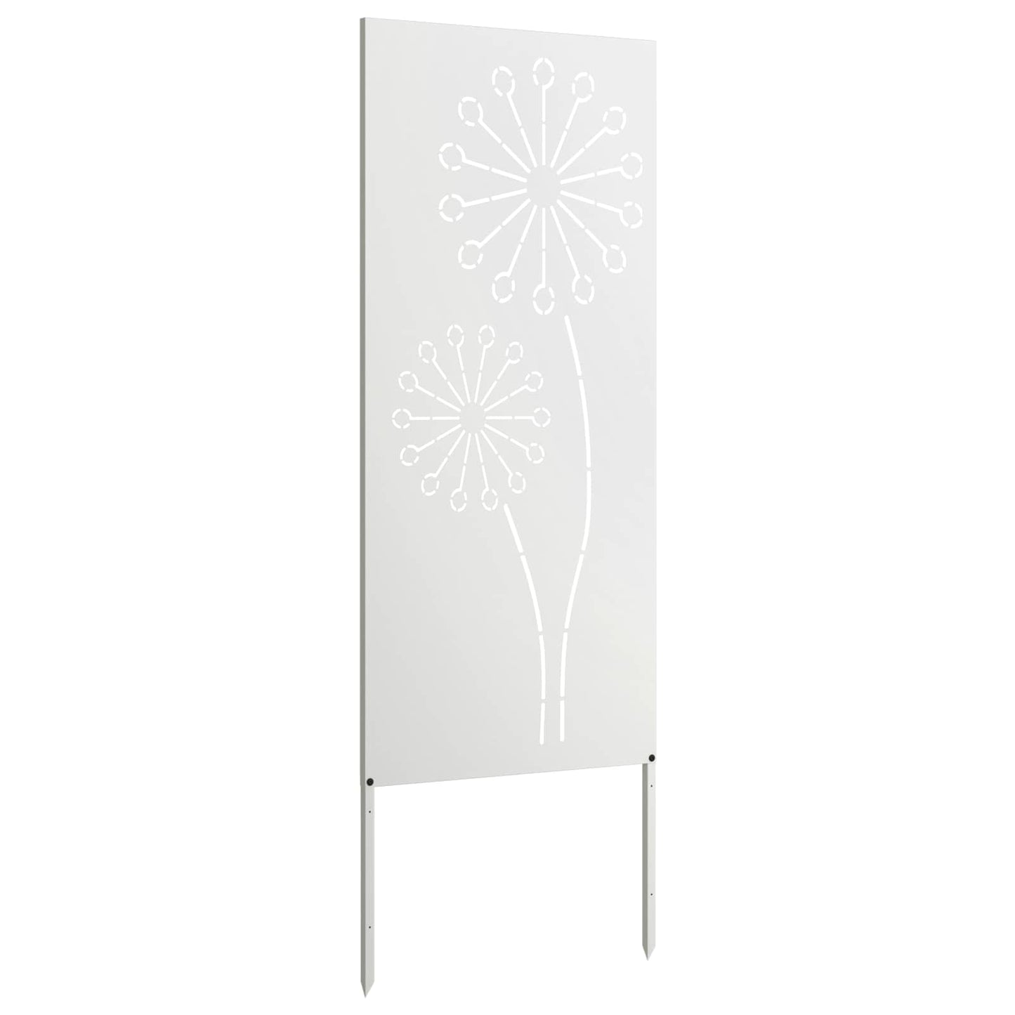 Hageprivat skjerm Fretwork Hvit 50 x 140 cm Kaldvalsestål