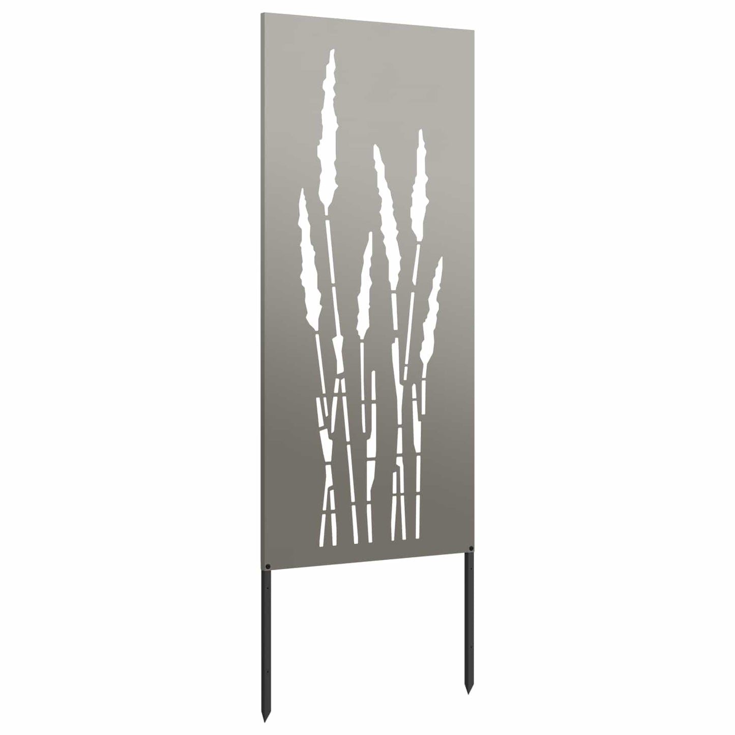 Hageprivat skjerm Blomster Rusten 50 x 140 cm Cortenstål